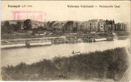 T2/T3 Przemysl, Wybrzeze Kosciuszki / Quay + "K.k. Landsturmbesatzungskompagnie Nr. II. Przemysl" (EK) - Zonder Classificatie