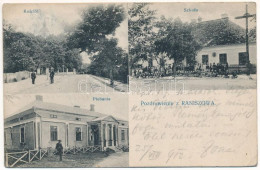 T2/T3 1912 Ranizów, Raniszow; Kosciól, Szkola, Plebania / Church, Parish, School (EK) - Zonder Classificatie