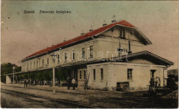 T2 1916 Sanok, Dworzec Kolejowy. M. Muschla / Railway Station - Unclassified