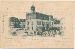 T3/T4 1898 (Vorläufer) Tarnów, Ratusz. Kamil Baum / Town Hall, Market (wet Damage) - Ohne Zuordnung