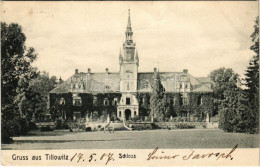 T2/T3 1907 Tulowice, Tillowitz; Schloss / Castle (fa) - Ohne Zuordnung