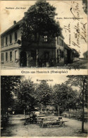 T2/T3 1907 Haßloch, Hassloch (Rheinpfalz); Gasthaus Zur Rose, Rosengarten / Inn, Garden (fl) - Non Classificati