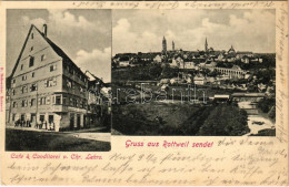 T2/T3 1907 Rottweil, Café & Conditorei V. Chr. Lehre / Café And Confectionery - Non Classés