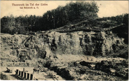 T2/T3 1910 Schwedt, Tonwerk Im Tal Der Liebe Bei Schwedt An Der Oder / Clay Factory, Quarry, Industrial Railway, Mine Ca - Zonder Classificatie