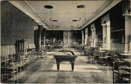 T2/T3 1913 Arco (Südtirol), Café Casino, Interior With Pool Table (EK) - Non Classés