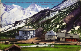 ** T2/T3 Passo Pordoi, Pordoijoch (Dolomiti, Dolomites; Südtirol); Christomannos Haus Am Pordoijoch Mit Marmolata / Rest - Ohne Zuordnung