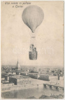 T2/T3 1908 Torino, Turin; Una Volata In Pallone / Montage With Balloon (EK) - Zonder Classificatie