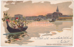 T2/T3 1900 Venezia, Venice; Festa Del Redentore (Al Lido Pel Levar Del Sole), Hotel Restaurant "Cavalletto" / Feast Of T - Zonder Classificatie