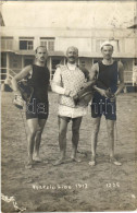 T2/T3 1913 Venezia, Venice; Lido / Fencers On The Beach. Engel Photo (EK) - Non Classificati