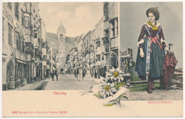 ** T1 Vipiteno, Sterzing (Südtirol); Brennertracht / Street, Folklore, Floral - Non Classificati