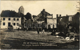 * T3 Domnovo, Domnowo, Domnau; Wie Die Russen In Ostpreussen Hausten! Der Zerstörte Marktplatz / How The Russians Lived  - Unclassified