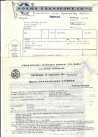 Danemark – PADBORG – Ers ADAMS TRANSPORT CO – Lot De 3 Documents Commerciaux (1964) - Otros & Sin Clasificación