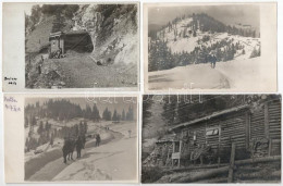 * 1917 Batca (Bukovina, Bucovina, Bukowina) (?); - 4 Db Régi Első Világháborús Osztrák-magyar Katonai Fotó Képeslap / 4  - Non Classificati