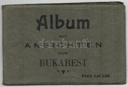 ** Bucharest, Bukarest, Bucuresti, Bucuresci; Depositul A.M. Horovitz - Pre-1945 Leporello Postcard Booklet With 9 Postc - Non Classés