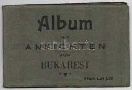 ** Bucharest, Bukarest, Bucuresti, Bucuresci; Depositul A.M. Horovitz - Pre-1945 Leporello Postcard Booklet With 9 Postc - Non Classificati