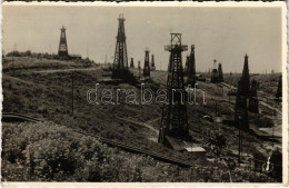 T2/T3 1938 Ploiesti, Ploesti, Ploesci; Oil Plant, Oil Well, Oil Fields, Drilling Tower (EK) - Non Classés
