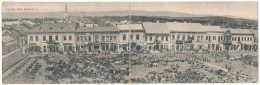 T4 1912 Radauti, Radóc, Radautz (Bukovina, Bucovina, Bukowina); Marktplatz / Market Square, Shops Of Feibel Gutman, Juda - Non Classificati