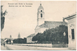 T2/T3 1911 Suceava, Suczawa, Szucsáva, Szőcsvásár (Bukovina, Bucovina, Bukowina); Römisch Kath. Kirche / Biserica Rom. C - Zonder Classificatie