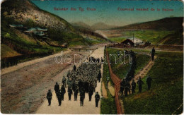 T3 Targu Ocna, Aknavásár; Convoiul Venind De La Saline / Prisoners Of War (POW) Coming From The Salt Mine, Soldiers (EK) - Zonder Classificatie