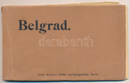 ** Belgrade. Brüder Klemens Militär-Ausrüstungsartikel, Zemun - Pre-1945 Postcard Booklet With 7 Postcards - Unclassified