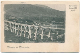 T2/T3 1920 Borovnica, Borovniski Zelezniski Most / Railway Bridge, Viaduct (dismantled By 1950) (EK) - Non Classés