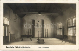 T2/T3 Slovenska Bistrica, Windisch-Feistritz; Der Turnsaal / Gym Hall Interior. F. Erben 1912. (fl) - Ohne Zuordnung