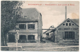 T2/T3 Zalec, Sachsenfeld; Maschinenfabrik Josef Lorber & Comp. / Machine Factory (crease) - Non Classés