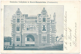 T2/T3 1918 Chernivtsi, Czernowitz, Cernauti, Csernyivci (Bukovina, Bukowina); Deutsches Volksheim In Rosch-Manasteriska  - Ohne Zuordnung