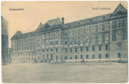 T2/T3 1916 Chernivtsi, Czernowitz, Cernauti, Csernyivci (Bukovina, Bucovina, Bukowina); Justiz Gebäude / Palace Of Justi - Unclassified