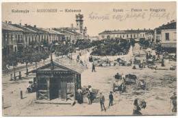 T2/T3 1916 Kolomyia, Kolomyja, Kolomyya, Kolomea; Rynek / Ringplatz / Market Square (EK) - Sin Clasificación