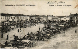 T2/T3 1915 Kolomyia, Kolomyja, Kolomyya, Kolomea; Rynek / Market Square (EK) - Non Classificati