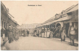 T3 1916 Kovel, Kowel; Marktstrasse / WWI Market Street With German Soldiers (EB) - Ohne Zuordnung