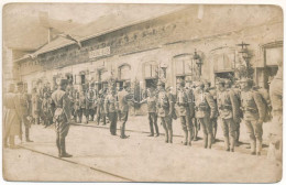 * T3 Krasne, Krasne-Busk (Lviv, Lwów, Lemberg); Vasútállomás Osztrák-magyar Katonákkal / WWI K.u.K. Military, Soldiers A - Ohne Zuordnung