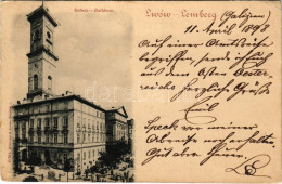 T2/T3 1898 (Vorläufer) Lviv, Lwów, Lemberg; Ratusz / Rathaus / Town Hall, Market (EK) - Non Classificati