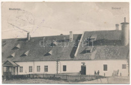 * T3/T4 1917 Medenychi, Medenice; Browar / Brewery (Rb) + "Zensuriert K.u.k. Zensurstelle Sambor Expostiur Drohobycz" - Non Classificati