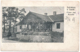 * T3 1909 Sasiv, Sassów; Willa Elza / Villa (EB) - Ohne Zuordnung