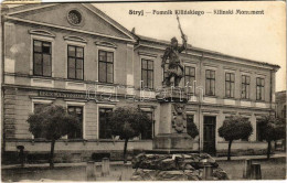 T2/T3 1915 Stryi, Stryj, Strij; Pomnik Kilinskiego / Kilinski Monument / Monument, School (EK) - Unclassified