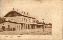 T3 1908 Syanky, Sianky, Sianki; Dworzec / Bahnhof / Railway Station (fl) - Unclassified