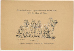 ** T3 Krokodiluskönnyek A Pilisvörösmaróti Táborozáskor, Síró Cserkészek. Kiadja A Budapesti 7. Verbőczy RG. Cserkészcsa - Non Classés