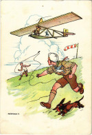 ** T4 Cserkész Művészlap. Magyar Cserkészszövetség Kiadása. Klösz Gy. és Fia / Hungarian Boy Scout Art Postcard S: Márto - Unclassified