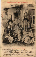 T2/T3 1901 Types De Caucase / Abazin Folklore, Abaza Women From The Kuban Region (North Caucasus) (fl) - Sin Clasificación