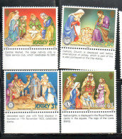 JERSEY 1998 CHRISTMAS NATALE NOEL WEIHNACHTEN NAVIDAD COMPLETE SET SERIE COMPLETA MNH - Jersey