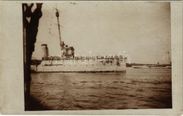 * T2/T3 1917 SMS SAIDA Osztrák-Magyar Haditengerészet Novara-osztályú Gyorscirkálója Az Otranttó-i Csata Után / Rapidkre - Sin Clasificación
