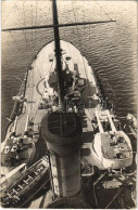 T2/T3 SMS Erzherzog Franz Ferdinand Az Osztrák-Magyar Haditengerészet Radetzky-osztályú Csatahajó Képe Az árbócból / K.u - Non Classés