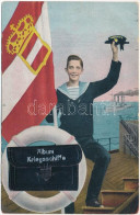 T2/T3 1915 K.u.k. Kriegsmarine Album Kriegsschiffe. G. Costalunga Pola / Osztrák-magyar Haditengerészeti Leporellolap Be - Non Classés