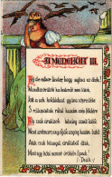 * T3 A Menekült III. Kiadja Deák J. / Hungarian Irredenta Propaganda Art Postcard, Litho (fa) - Unclassified