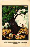 ** T2/T3 Imperialista Favágók / Imperialist Woodcutters. Hungarian Irredenta Propaganda Art Postcard, Trianon S: Harangh - Zonder Classificatie