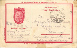 T2/T3 1916 A 23. Gyalogezred Rokkantjai, özvegyei és árvái Javára Tábori Posta Segélylap / WWI Feldpostkarte Für Die Inv - Unclassified