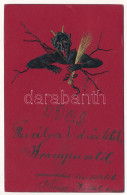 T2 1905 Üdvözlet A Krampusztól! Dombornyomott / Krampus Greeting, Embossed - Unclassified