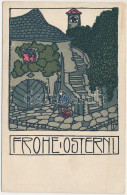 ** T2/T3 Frohe Ostern! Wiener Werkstätte No. 192. S: Josef Divéky - Sin Clasificación
